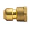 Quickfitting 3/8in Push-to-Connect x 1/2in FNPT Brass Female Straight Reducing Adapter Fitting LF840FR - alternate 3